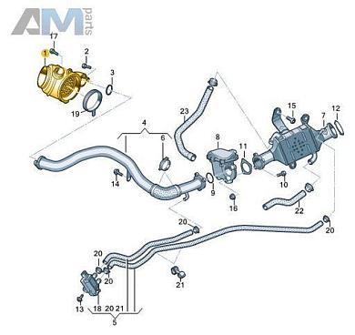Расходомер воздуха 059129955BQ Audi Q7 (4M) 2019-2024 3.0TDI (45TDI) 231 л.с.