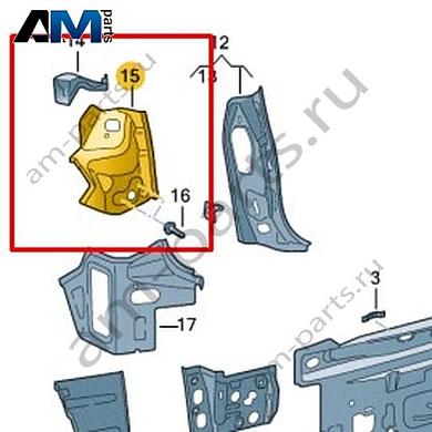 Панель крепления заднего фонаря Volkswagen T-Roc 2018-2024 2GA813327AКупить панель крепления заднего фонаря 2GA813327A для Фольксваген Т-рок 2018-2024- акция