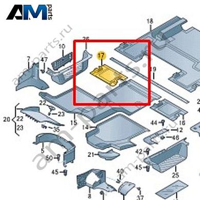 Настил пола кабины Volkswagen Crafter 2012-2016 2E0863710DКупить настил пола кабины 2E0863710D для Фольксваген Крафтер 2012-2016- спец. Цена