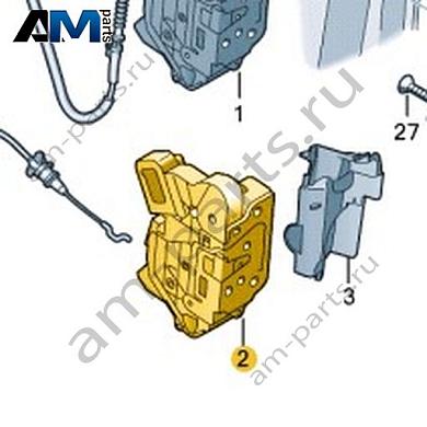 Замок двери Volkswagen AMAROK 2013-2016 2H1837016GКупить замок двери 2H1837016G Фольксваген Амараок 2013-2016 на выгодных условиях