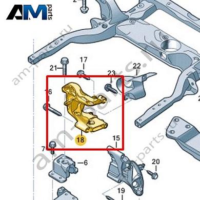 Опора для двигателя VAG 04L199308BКупить опору для двигателя 04L199308B Фольксваген/Ауди/Шкода- минимальная цена