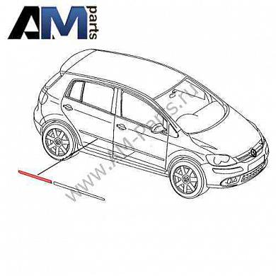 Накладка защитная для двери на Volkswagen 5M0853754BGRUКупить оригинальную накладку защитную для двери для Volkswagen 5M0853754BGRU- Доставка на дом