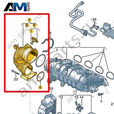 Патрубок VAG 04E145641Купить патрубок 04E145641 на Фольксваген/Ауди/Шкоду- акция