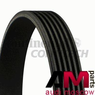 Поликлиновый ремень генератора CONTITECH (6PK1570) на Audi A4 (B7) 2005-2009 2.0Diesel