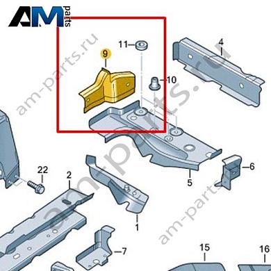 Пластина для лонжерона Volkswagen id-Buzz 2023-2024 1N3804977Купить пластину для лонжерона 1N3804977 на Фольксваген id-Buzz 2023-2024- акция
