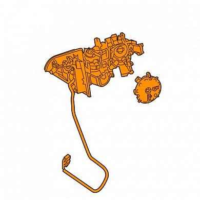 Механизм зеркала правый Mercedes CLS-klasse C218 A1668109800