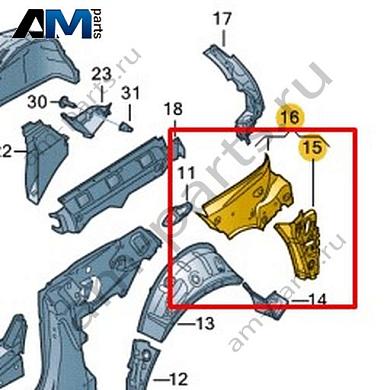 Боковина Volkswagen T-Roc Cabrio 2020-2024 2GC809599Купить боковину 2GC809599 на Фольксваген Т-рок Кабриолет 2020-2024- выгодные цены