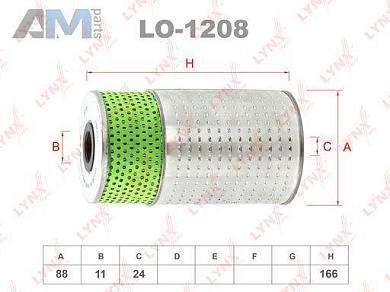 Масляный фильтр LO1208 (LYNXauto) для автомобилей MBЗаказать масляный фильтр LO1208 производства LYNXauto для Мерседес с доставкой точно в срок