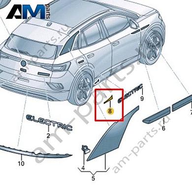 Защитная пленка (самоклеящ.) Volkswagen id4/id5 2021-2024 11A821714Купить защитную пленку (самоклеящ.) 11A821714 на Фольксваген id4/id5 2021-2024- гарантия наличия