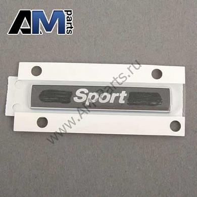 Надпись SPORT LINE задняя БМВ 1 (5 дверей) (хром) 51147327750