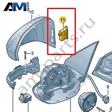 Индикатор смены полосы Volkswagen Taigo 2022-2024 2G7949145Купить индикатор смены полосы 2G7949145 для Фольксваген Тайго 2022-2024 по минимальной цене