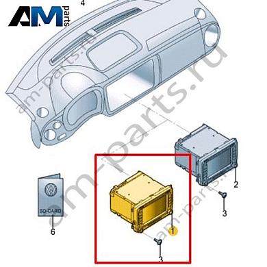Панель управления и индикации с сенсорным экраном, головным устройством, слотом для карт SD, приводом CD и Разъемом Aux-In Volkswagen Scirocco 2015-2018 1K8035150Купить панель управления и индикации с сенсорным экраном, головным устройством, слотом для карт SD, приводом CD и Разъемом Aux-In 1K8035150 Фольксваген Сирокко 2015-2018- акция