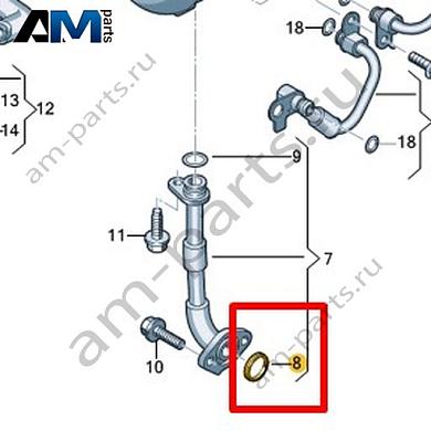 Манжетное уплотнение VAG 0XW145736Купить манжетное уплотнение 0XW145736 для Фольксваген/Ауди/Шкода- спец. Цена