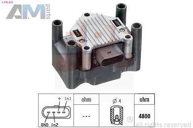 Катушка зажигания-Трансформатор EPS (1990420) Skoda Octavia A7 (2013-2017) 1.2TSI