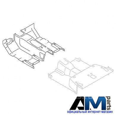 Настил пола (резина) перед Amarok 2H1863703GRX9