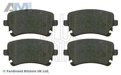 Задние тормозные колодки BLUE PRINT ADV184228 на Volkswagen Caravelle T6 (2019-2023)