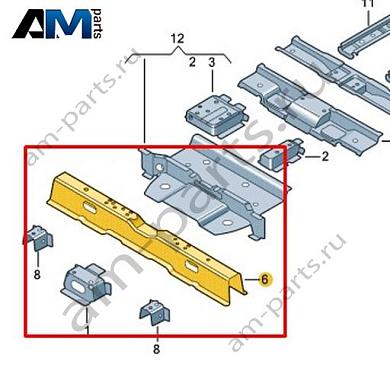 Поперечина пола Volkswagen id-Buzz 2023-2024 1N3802703Купить поперечину пола 1N3802703 Фольксваген id-Buzz 2023-2024- бесплатная доставка
