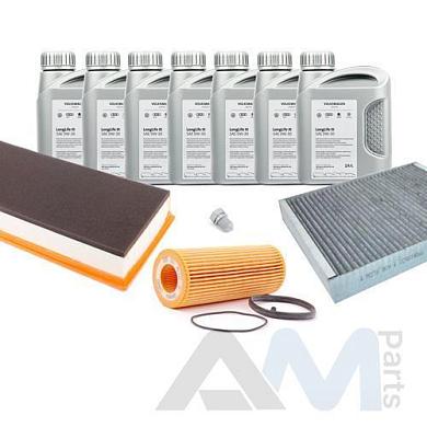 Оригинальный комплект ТО-1/3 на Volkswagen Touareg (2011-2014) 3.6 V6 FSI 280 л.с. (масло LL3 с допуском 504/507)