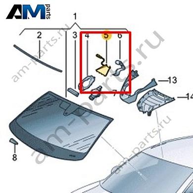 Накладка Volkswagen T-Roc 2018-2024 2GA862505Купить накладку 2GA862505 Фольксваген Т-рок 2018-2024- спец. Цена