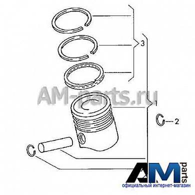 Поршневое кольцо для автомобилей концерна VAG 03H198151DЗаказать оригинальный поршневое кольцо для Ауди-Фольксваген-Шкода 03H198151D- Бесплатная доставка