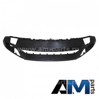 Спойлер переднего бампера Volkswagen Touareg (2011-2014) (черный) 7P6807061D9B9