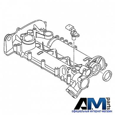 Клапанная крышка с распредвалами Skoda Octavia A7 1.4 TSI CHPA 04E103469P