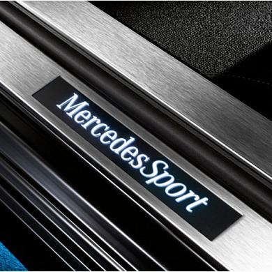 Накладки порога комплект с подсветкой MB SPORT A21268023359051 Mercedes E-klasse W212