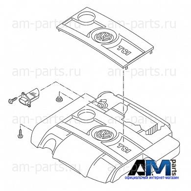 Корпус воздушного фильтра Volkswagen Golf VI 2008-2012 06F133835K