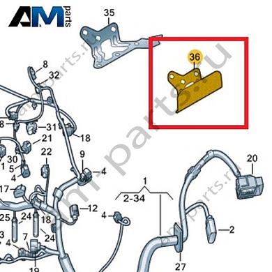 Держатель VAG 03N131121Купить держатель 03N131121 на Фольксваген/Ауди/Шкоду- минимальная цена