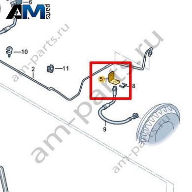 Кронштейн тормозного шланга Volkswagen id3 2020-2024 1EA611793Купить кронштейн тормозного шланга 1EA611793 на Фольксваген id3 2020-2024- акция