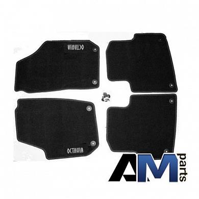 Коврики салона текстильные Standard (основа полипропилен) Октавия А5 1Z1061420