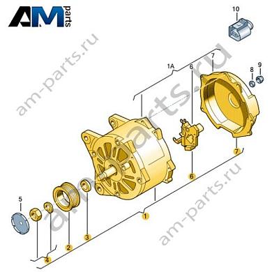 Генератор VAG 03L903023Купить генератор 03L903023 Фольксваген/Ауди/Шкода- минимальная цена