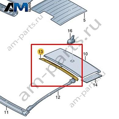 Усилитель крыши Volkswagen id3 2020-2024 10A817119AКупить усилитель крыши 10A817119A для Фольксваген id3 2020-2024- минимальная цена