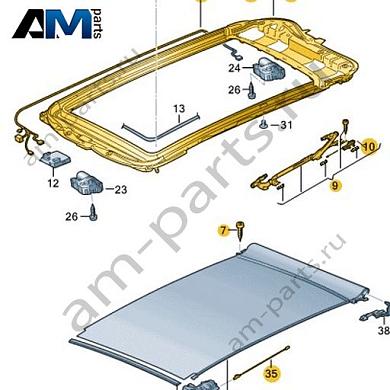 Рама с приводом подъемно-сдвижного люка Volkswagen T-Roc 2018-2024 2GA877049AКупить раму с приводом подъемно-сдвижного люка 2GA877049A Фольксваген Т-рок 2018-2024- гарантия наличия