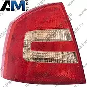 Задний левый фонарь (6651909LUE) DEPO для  Skoda Octavia A5 (2004-2013)