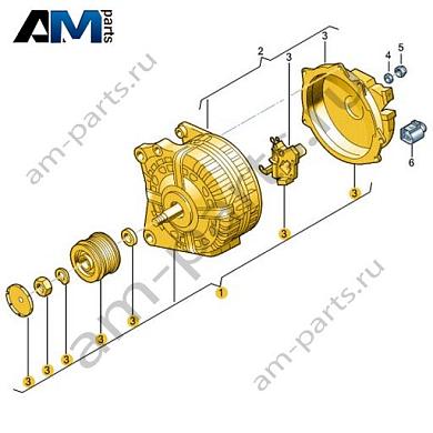 Генератор VAG 06K903026BКупить генератор 06K903026B на Фольксваген/Ауди/Шкоду- бесплатная доставка