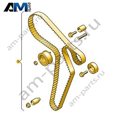 Ремкомплект для зубчатого ремня с натяжным роликом VAG 03L198119NКупить ремкомплект для зубчатого ремня с натяжным роликом 03L198119N на Фольксваген/Ауди/Шкоду- акция