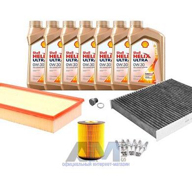 Комплект фильтров для ТО-2/4 Audi Q7 3.6TFSI с маслом Shell 0W30