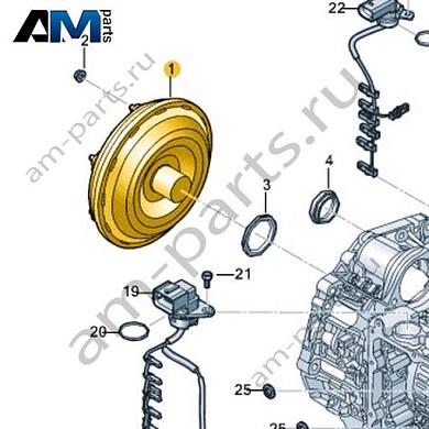 Гидротрансформатор VAG 09S323571Купить гидротрансформатор 09S323571 для Фольксваген/Ауди/Шкода- акция