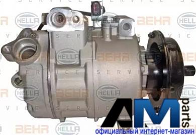 Компрессор кондиционера Фольксваген Туарег 2.5 TDI (163 л.с.) 8FK351110911 Behr-hella