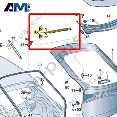 Уплотнитель Volkswagen id4/id5 2021-2024 11E827703CКупить уплотнитель 11E827703C для Фольксваген id4/id5 2021-2024- спец. Цена