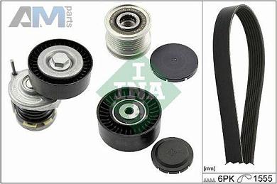 Комплект замены ремня генератора INA (529053520) Volkswagen CC (2008-2018) 2.0TDI