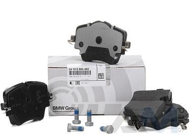 Передние тормозные колодки на BMW X4 (G02) 20dX 34106884492