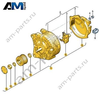 Генератор VAG 04E903015GКупить генератор 04E903015G на Фольксваген/Ауди/Шкоду- минимальная цена