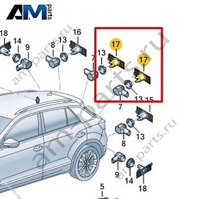 Комплект кронштейнов датчиков Volkswagen T-Roc 2018-2024 2GA998491Купить комплект кронштейнов датчиков 2GA998491 на Фольксваген Т-рок 2018-2024- бесплатная доставка