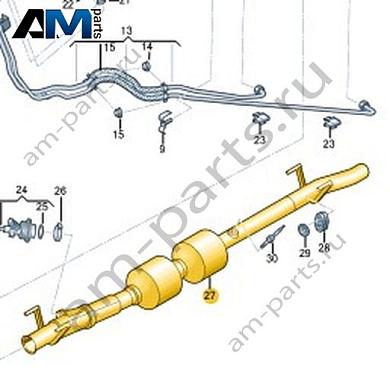 Нейтрализатор Volkswagen Crafter 2012-2016 2E0254400KXКупить нейтрализатор 2E0254400KX для Фольксваген Крафтер 2012-2016- гарантия наличия
