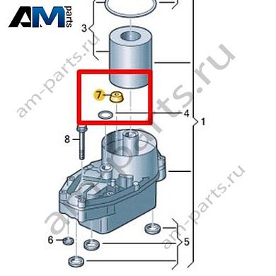 Клапан VAG 0XW115409Купить клапан 0XW115409 для Фольксваген/Ауди/Шкода- минимальная цена