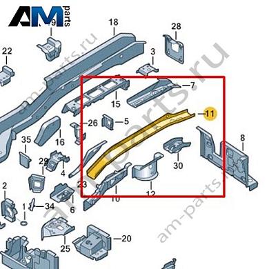 Усилитель лонжерона Volkswagen id-Buzz 2023-2024 1N3802583Купить усилитель лонжерона 1N3802583 для Фольксваген id-Buzz 2023-2024- выгодные цены