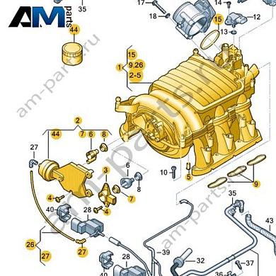 Впускной коллектор VAG 06E133201AAКупить впускной коллектор 06E133201AA для Фольксваген/Ауди/Шкода- бесплатная доставка