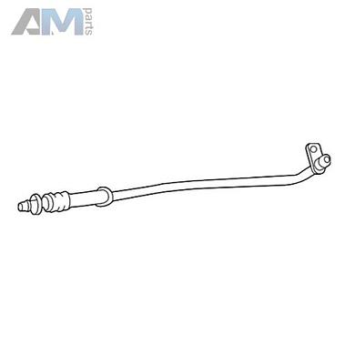 Трубка радиатора охлаждения масла АКПП задняя правая на Mercedes GLE 2014-2018 A1665000372